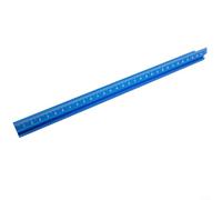 Righello in alluminio per la lavorazione del legno progettato per una misurazione accurata dei bordi con doppia scala (310 mm)