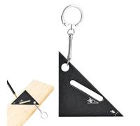 Righello in alluminio: strumento di misurazione del triangolo robusto, guida al layout multi-angolo | strumento di misura, righello dei carpentieri di precisione, quadrato di disegno metrico
