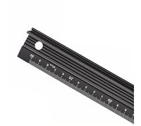 Righello in lega di alluminio Strumento di misurazione multiuso Architetto ergonomico con scala metrica per ingegneria disegno metallo