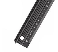 Righello in lega di alluminio Strumento di misurazione multiuso Architetto ergonomico con scala metrica per ingegneria disegno metallo