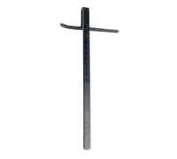 Righello in metallo da 260 mm per sega circolare elettrica da 17,8 cm, design interamente in metallo per tagli dritti precisi, nero