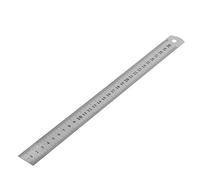Righello in metallo metrico da 30 cm con tasca in acciaio inossidabile su entrambi i lati. L'immagine potrebbe non riflettere il colore reale dell'articolo. Grazie!