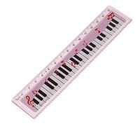 Righello in Plastica 15 Cm Righello Trasparente a Forma Di Pianoforte Righello Dritto Geometrico Articoli Di Cancelleria Per Bambini in Età Scolare Bambini Ufficio