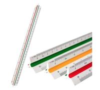 Righello in scala triangolare architettonica | Scale architettoniche da 30 cm: misure for planimetrie, mappe del sito, costruzione