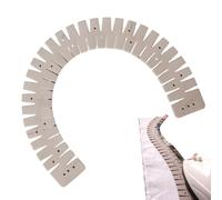 Righello in Silicone Termoresistente per Cucito Professionale, Guida C-urve Regolabile per Orlatura Precisione, Strumento da Sartoria con Sc-ala Metrica per Tessuti Delicati