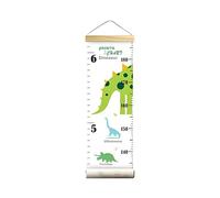 Righello in tela - Migliora l'estetica della cameretta dei bambini, telaio in legno mobile | Grafico di crescita 'altezza del bambino Righello per appendere immagini stanza dei giochi camera da