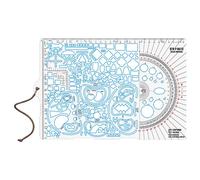Righello M-Tac Ecopybook Tactical Protractor NATO Large - Blue