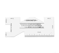Righello Metallo Cucito Precisione Sartoria Quilting(D) | Alluminio , design ultrasottile, per ideale per patchwork, misura precisa, resistenza calore