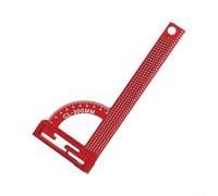 Righello metrico ad angolo retto da 300 mm con scala trasparente (100)