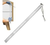Righello Millimetrico - Righello Metrico Con Bordo Dritto Da 21,6 Pollici, Righelli Tecnici In Acciaio Inossidabile, Per Disegni Tecnici, Bozzetti, Progetti Domestici, Scolastici E Uffici Utilizzando
