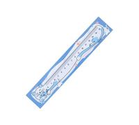 Righello morbido da 15 cm, con scala trasparente, per disegnare, ingegneria, insegnamento, insegnamento, morbido, con scala chiara, per studenti