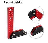 Righello Multiangolo da Falegname con Scala di Facile Lettura per Disegno Precis