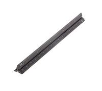 Righello multifunzionale in alluminio triangolare Architetto Ingegnere Scala 15cm