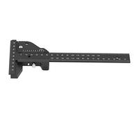 Righello Multifunzionale T per Lavorazione Legno in Lega Alluminio 210mm Precisione 0,05mm Calibro a Corsoio