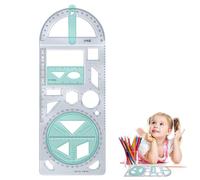 Righello multifunzione - Righello da disegno geometrico per bambini Modello di disegno,Righelli di progettazione E Modelli. Modello di disegno Righello geometrico flessibile Per il disegno e la