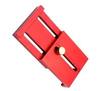 Righello multiuso in alluminio per falegname, misurazione della profondità da tavolo, strumento per taglio del legno e creazione di artigianato, righello in scala trasparente