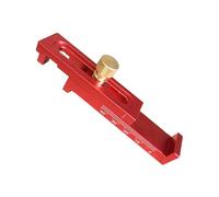 Righello multiuso in alluminio per falegname, misurazione della profondità da tavolo, strumento per taglio del legno e creazione di artigianato, righello in scala trasparente