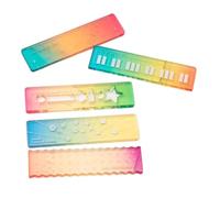 Righello multiuso tascabile per quaderni con struttura e scala graduata chiara per schizzi