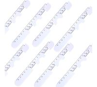 Righello ottico in plastica per misurare la distanza pupillare, 12 pezzi