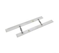 Righello parallelo da 45 cm per navigazione e mappe, in PVC trasparente con catena in alluminio e guarnizione in rame, strumento di misurazione preciso per disegnare linee parallele