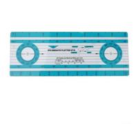 Righello parallelo per uso di navigazione marina costruito per la stabilità durante il tracciamento a linee sottili e un errore minimo di parallasse in scala grafico (blu)