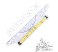 Righello Parallelo,Righello Multiuso Bilancia Bilanciamento,Righello a Rullo 30cm,Plastica Righello a Rullo,Righello Rotante Per Disegno,Righello Di Rotolamento,Misurazione Per Righello Parallelo