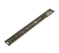 Righello PCB, righello multifunzionale Ingegnere elettronico Righello 10 pollici 25 cm Righello del circuito stampato