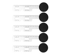 Righello PD 5 Pezzi, Righello di Misurazione PD, Misuratore di Distanza della Pupilla Pupillometer Righello di Misurazione PD in Plastica per Funzionamento Facile degli Occhi