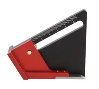 Righello per altezza e profondità per la lavorazione del legno, strumento di misurazione di precisione per tracciatore della linea centrale in lega di alluminio per da tavolo,