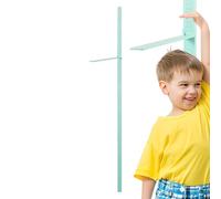 Righello per altezza impiombato, righello per la crescita da parete, grafico multiuso per la crescita dei bambini, struttura pieghevole, per la decorazione della stanza dei giochi e della cameretta