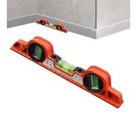 Righello per bastone a bolle, sovrano orizzontale - Angolo Finder in alluminio ALLIAG ORIZZONTALE BULLA | Righello di equilibrio ad alta precisione, strumento di misurazione con bolle 180/90