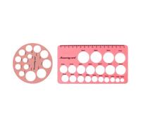 Righello per capezzoli in morbido silicone per misurare la flangia per la madre che allatta per determinare la flangia ottimale e lo strumento di misurazione in silicone adatto