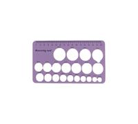 Righello per capezzoli in morbido silicone per misurare la flangia per la madre che allatta per determinare la flangia ottimale e lo strumento di misurazione in silicone adatto