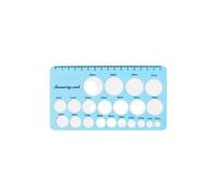 Righello per capezzoli in morbido silicone per misurare la flangia per la madre che allatta per determinare la flangia ottimale e lo strumento di misurazione in silicone adatto