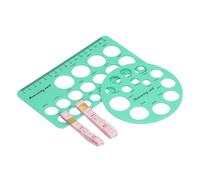 Righello per Capezzoli, Misuratore di Dimensioni della Flangia in Silicone e Morbido per Capezzoli Strumento di Misurazione della Flangia Dimensionamento Righelli per Capezzoli