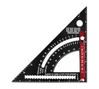 Righello per carpentiere quadrato in alluminio per falegnameria strumento di misurazione per la lavorazione del legno Combinazione regolabile Framing Strumento di formazione educativa