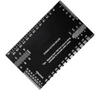 Righello per chitarra, in acciaio, con metrica e imperiale, righello per chitarra, basso elettrico, figlio, figlia, amici, uomini, ragazzi, ragazze, pratica sul palco