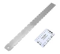 Righello per Chitarra in Acciaio Inossidabile Misurazione Precisa Altezza Corde e Distanza Accordi con Design Tatto per Manutenzione Chitarre Acustiche ed Elettriche