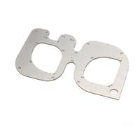 Righello per cinturino in acciaio inox, modello stencil con calibro ad angolo arrotondato e sagoma circolare per strumenti di misurazione artigianali in pelle (C)