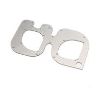 Righello per cinturino in acciaio inox, modello stencil con calibro ad angolo arrotondato e sagoma circolare per misurare cinturino in pelle e orologio Bu(C)