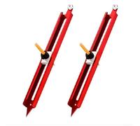 Righello per contorno con cuscinetti a rulli in acciaio per un funzionamento fluido, perfetto per copiare forme complesse in varie applicazioni