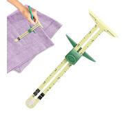Righello Per Cucire A Calibro Scorrevole | Strumento Righello Per Cucire - Strumento Di Misurazione Per Con Calibro A T Per Quilting, Maglieria, Uncinetto, Materiale ABS, Design