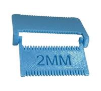 Righello per cucire a mano - Strumento per modelli per cucire i bordi - Misuratore per trapuntatura a mano portatile | per Principianti Anziani Donne Nonna Nonno