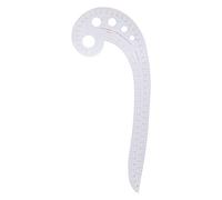 Righello per curva francese, righello di classificazione per cucito a virgole da 42 cm, strumento modello di disegno per sarti principianti, disegno e produzione di abbigliamento
