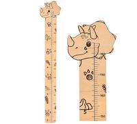 Righello per diagramma di crescita, tabella di misurazione dell'altezza, design animale, registrazione della crescita della camera dei bambini, righello in PVC per bambini, divertente decorazione