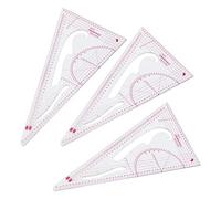 Righello per indumenti da cucito 3 pezzi, set di righelli per cucito con motivi curvi Strumenti di misurazione per principianti Designer Modellistica Redazione