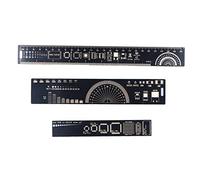 Righello per ingegneria PCB Righello multifunzionale standard per ingegneri elettronici Confezione in 3 misure per appassionati di computer ed elettronica Placcato oro nero