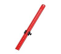 Righello per la lavorazione del legno 20/30/40 cm Righello di misurazione Scribing Precisioni Slide Stop Carpenter Alluminio Scorrevole Lavorazione Del Legno