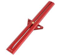 Righello per la Lavorazione del Legno, Binario del Legno T Traccia T Square Riglo Square Square Square Multifunzionale in Lega di Alluminio Misurazione del Legno di Misurazione