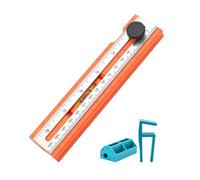 Righello per la lavorazione del legno - Righello regolabile con marcatura angolare 15° - 90° | Misuratore di precisione e strumento di misurazione portatile per toni da tavolo